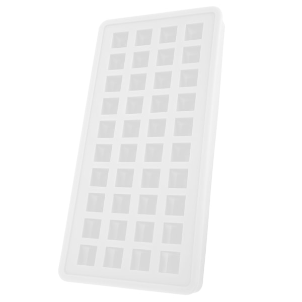 40Grids Silikon Isbrett Firkantet Form Isbiter Maker Form DIY Kjøkkentilbehør Transparent