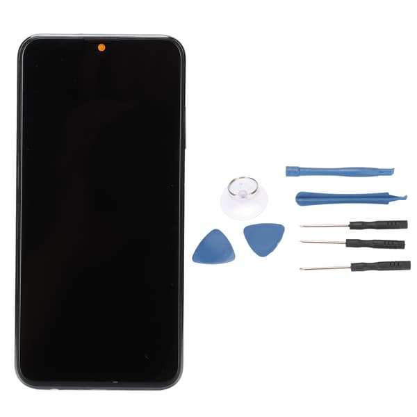 LCD-skärmbyte Pekskärm Digitizer-enhet med ram för Huawei Honor 10 Lite