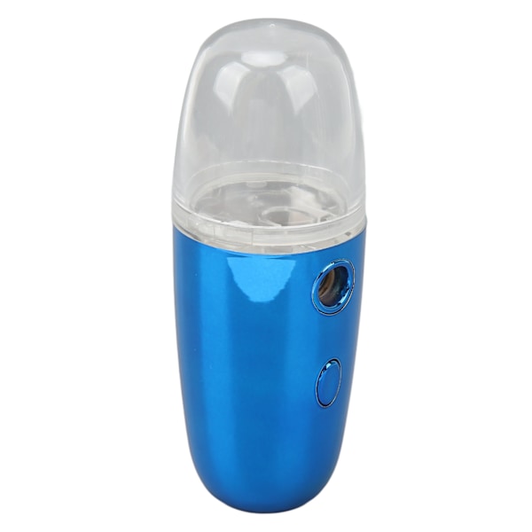 Bærbar ansiktsmister Nano Mist Sprayer Bærbar ansiktsmister Cool Nano Mist Sprayer med 30ML stor kapasitet vanntank for ansiktsfukting Smykker Blå