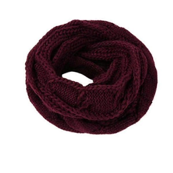 Stickad Mössa Vintermössa Halsduk Set Stickad Fleece Toffs Pekskärmshandskar Set Vinterhalsduk Kombinationsset Loop Grovstickad Halsduk Damgåva Vinteraccessoar