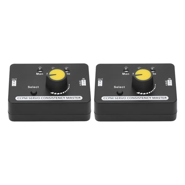 2 STK RC Servotester Manuell Hastighetsregulering MCU Kontroll Servokonsistens Master for Motor DC4.8-6V