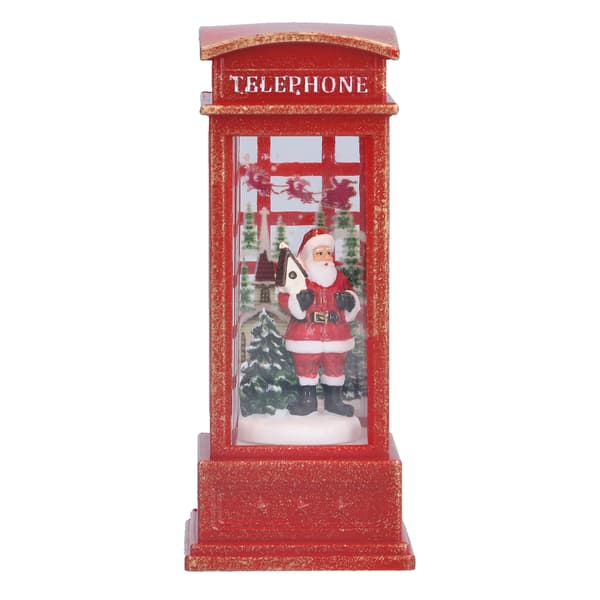 Dekorativ julelanterne Julebord Natlampe Lysende Sne Globe Lanterne Gammel Mand