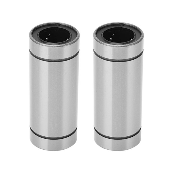 2 kpl lineaarinen liikelaakeri teräs 20 mm sisähalkaisija 32 mm ulkohalkaisija 80 mm pituus LM20LUU konelaitteille