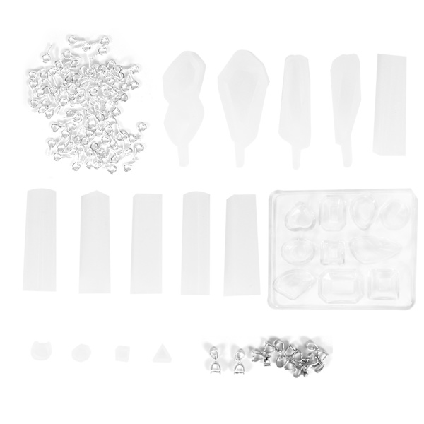 125 st Epoxiharts Silikonformsats Mould Gjutverktyg Dekoration Gör-det- set Tillbehör