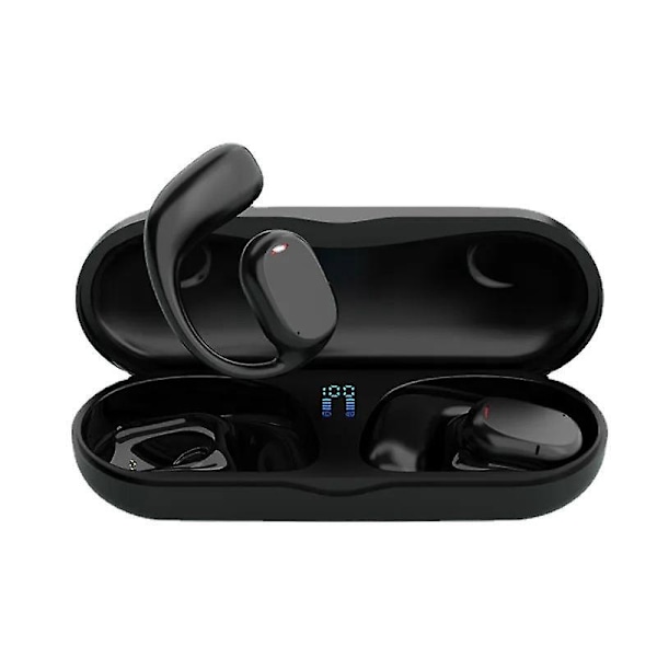 Öppna Öron Bluetooth 5.2 Trådlösa Hörlurar Dubbla 16.5mm Dynamiska Drivrutiner för Android och iPhone
