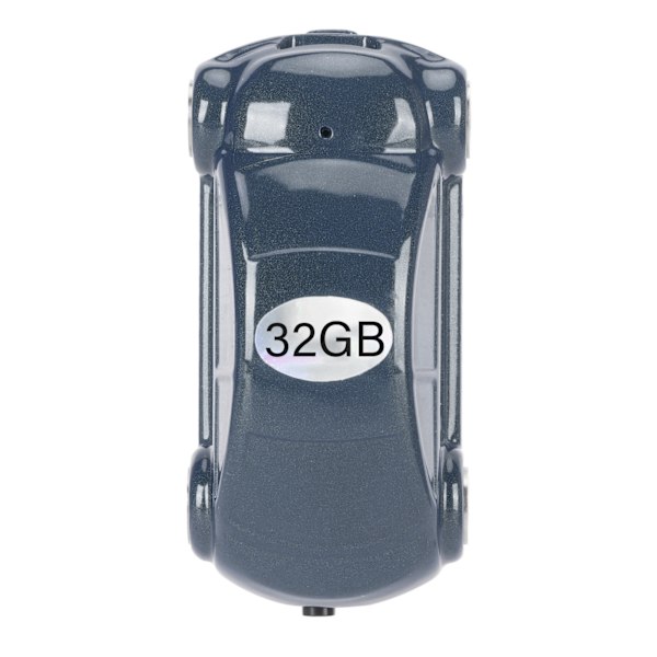 Mini-tallennin HD-kohinanvaimennus Ääniohjattu Auton muotoinen MP3 Pieni tallennin Aikaleimalla Kokoukseen Luokka Neutraali Englanti Tummansininen 32 Gt