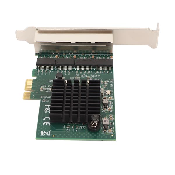 PCIe X1 Netværkskort Professionel Plug and Play 4 Ports PCIe Gigabit Ethernet Server Adapter til PC Desktop Laptop