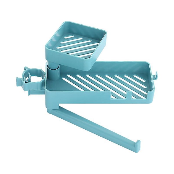 Vaskestativ kranholder avløp grønn - 19 x 10 x 8,5 cm