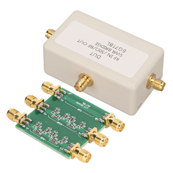 SWR High Power Bridge 1‑500Mhz 3 Ports Standing Wave Ratio Bridge til antennemåling RF-matchende kredsløbsbro og dæmper