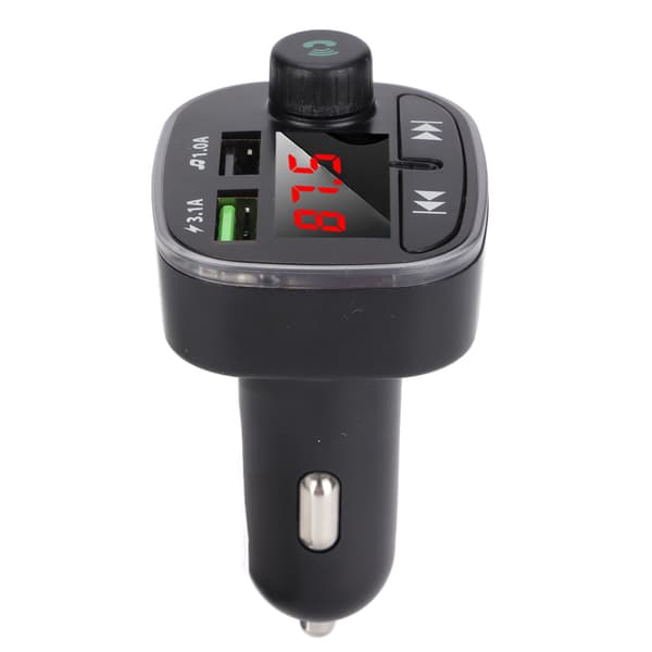 Bluetooth-auton FM-lähetin Handsfree langaton Bluetooth-radiosovitin mikrofonilla autoon