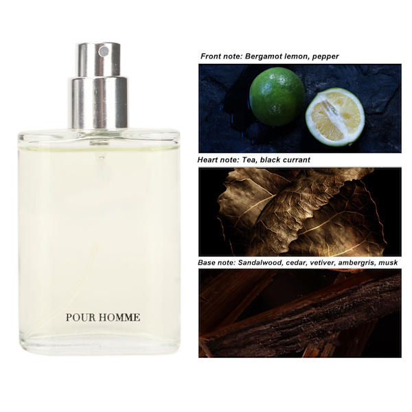 3 stk 30 ml parfymesett for menn Lett duft Langvarig aluminiumsdyse parfymespray for menn