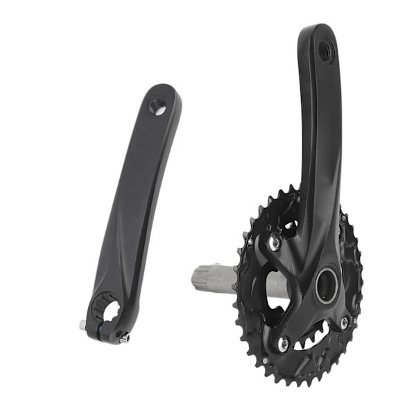 170mm Mountainbike vevparti cykel vevparti ihålig integrerad vev 104BCD central axel modifierad dubbel skivvev 38T svart
