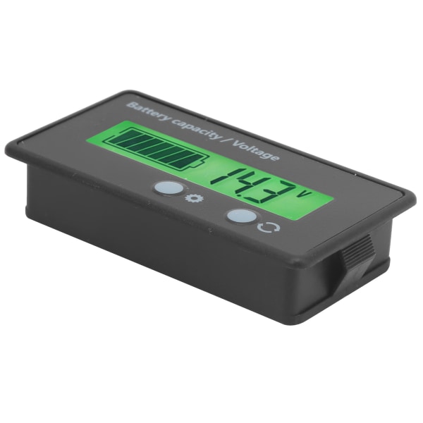 DC10-100V LCD-batterikapacitetsindikator, voltmeter, spændingstester, måler, grønt baggrundslys