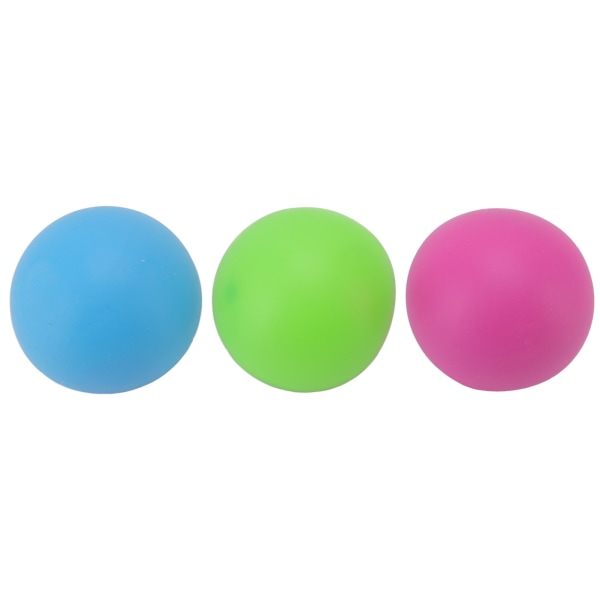 3 st färgskiftande Klämboll Stretch Squeeze Dekompressionsleksak för stress relief Fokusavslappning