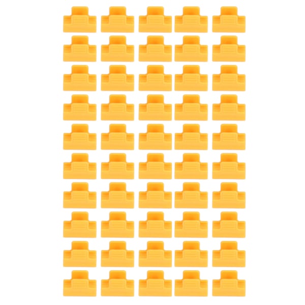 50 stk/sett skyggeklutklemmer Rustmotstand Ståltråd Trykkfilmklemme for drivhus