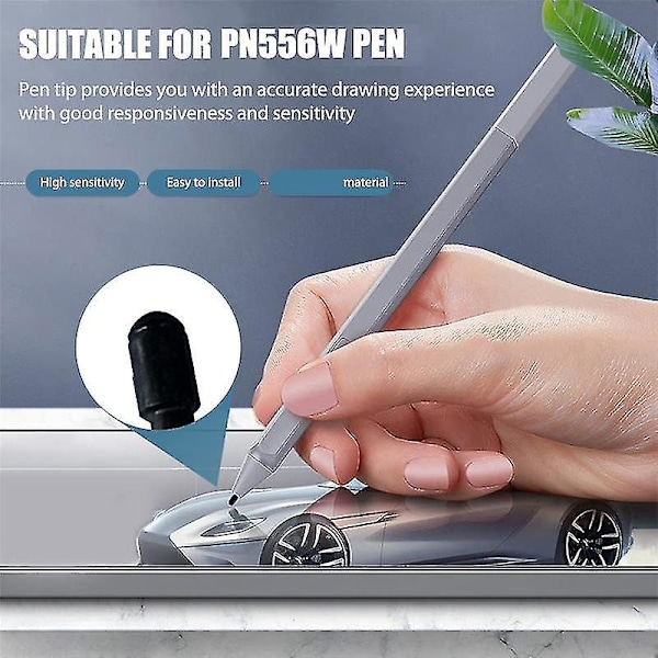 3 stk. Stylus Pen Spidser kompatible med Lenovo Thinkpad Pen Pro, aktiv Pen 2