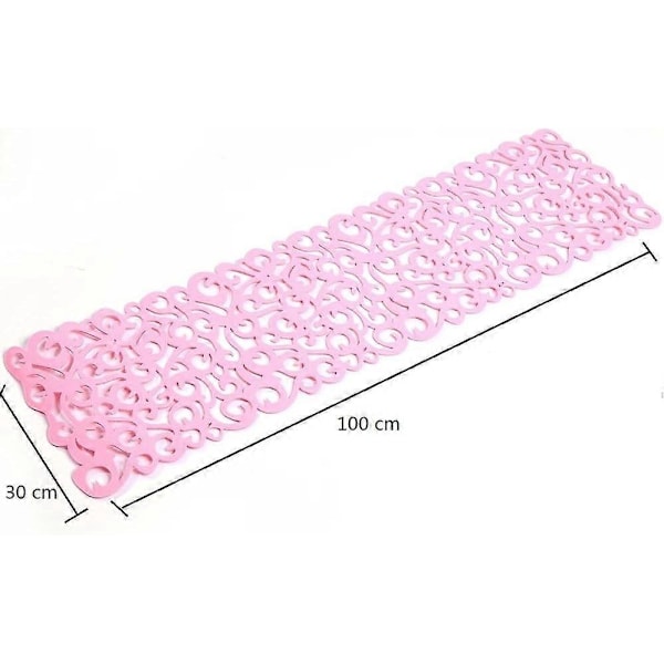2025 Sopiva pestävä pöytäliina 100 x 30 cm pinkki
