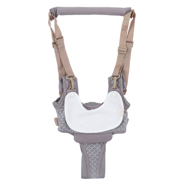 Baby Walking Harnesses Lett Justerbar Avtakbar Skrittpute Håndholdt Småbarn Gåassistent Belte for 8‑24M Grå