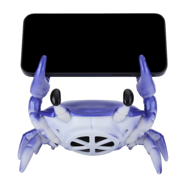 2 in 1 matkapuhelinteline Bluetooth -kaiutin Crab Shape -kiinnike 360 ​​asteen tilaäänikaiutin (violetti)