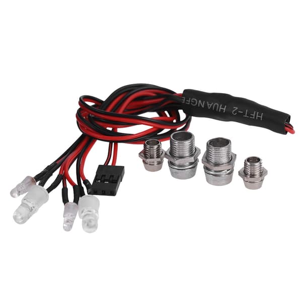 DIY 4LED Forlygte Baglygte Lys Kit til Rc Bil Lastbil RC Tilbehør