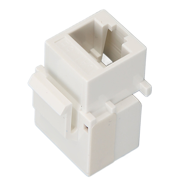 50 stk Keystone Jack RJ45 Cat5e 90 graders slank uskjermet punch-fri Ethernet-modul nettverkskontakt