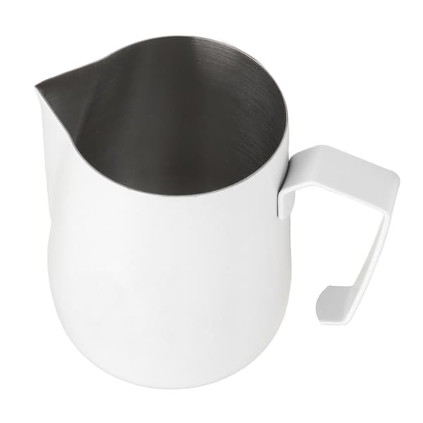 450 ml mælkeskummerkande 304 rustfrit stål dampkande mælkeskummerkande til kaffebar hjem hvid