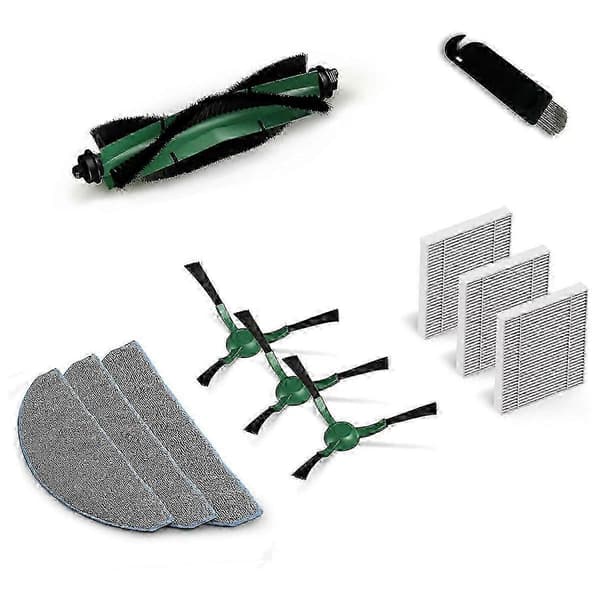 Til iRobot Roomba Combo Essential Y0112 Robotstøvsuger Hepa-filter Hovedbørste Moppeklud SHwy 0,5 0,5 5