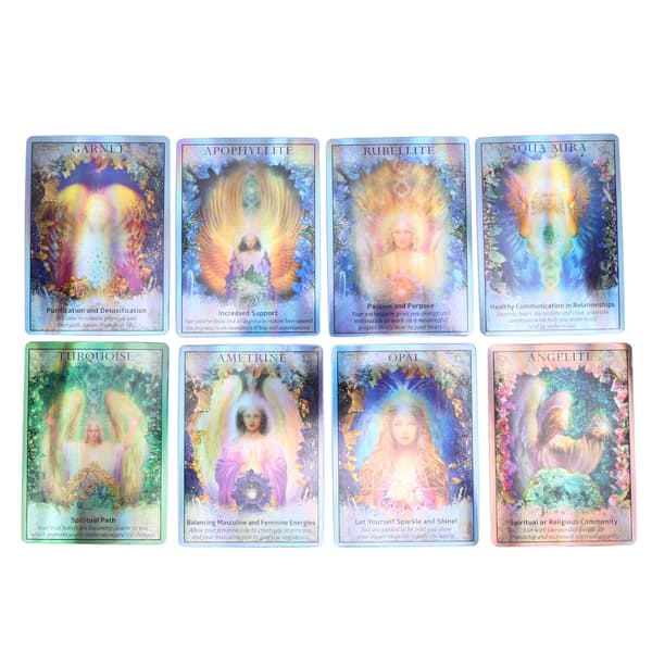 Utsökta Tarotkort Ödesdivination Spådom Spelkort för Familj Vänner Fest Engelska