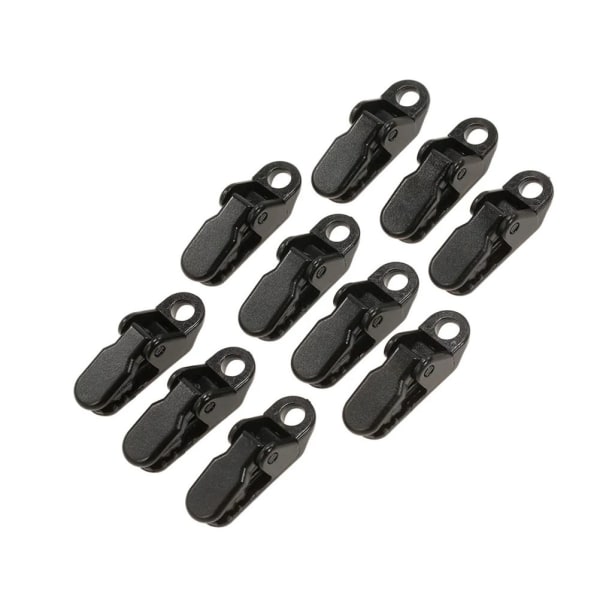 10 stk Clip Markiseklemme Tarp Clips Snap Hangers Telt Camping Survival Stram Verktøy Telt tilbehør