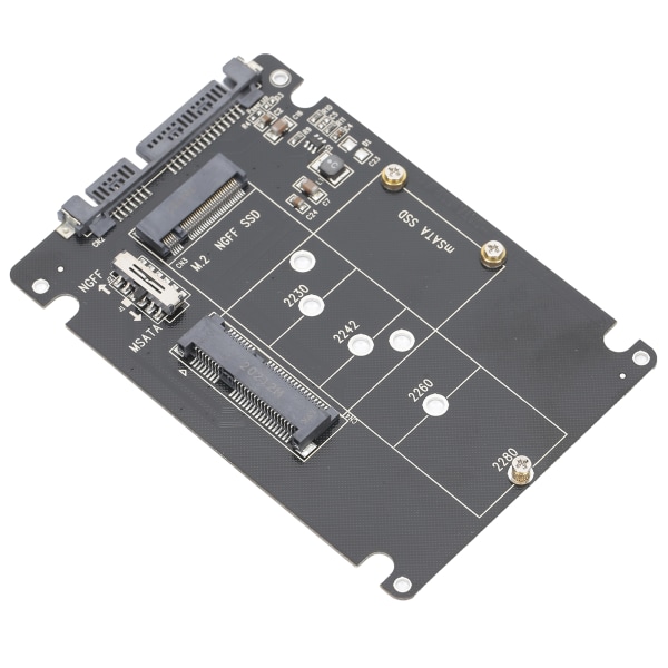 M.2 NGFF/MSATA til SATA 3.0 Adapter SSD til SATA Converter Reader Board Computer Utstyr