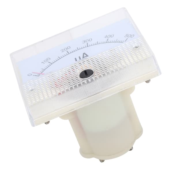 85C1 DC 0~500UA ABS Pekar Amperemeter Ampere Mätare Panel Hög Noggrannhet Strömmätare