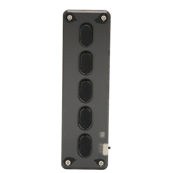 Programmerbart tastatur 5 taster kablet USB trådløs Bluetooth Dual Mode Mini Silikone Lydløs DIY Programmerbart Gaming Tastatur Sort