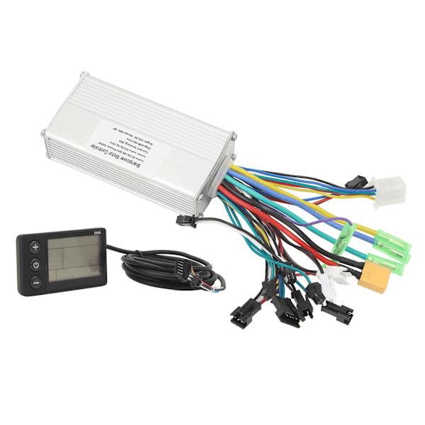 Elektrisk cykelcontroller sæt 36V 48V 60V 500W 28A børsteløs 3 tilstandscontroller 866 LCD displaypanel cykelkonverteringssæt