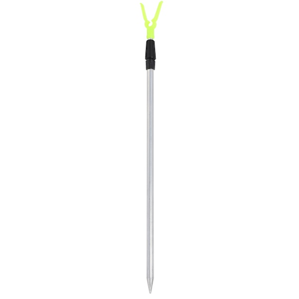 Fiskestangbrakett Strekkbar Aluminium Bærbar Fiskestang Bakkestangfeste for Fiske fra Land 80CM