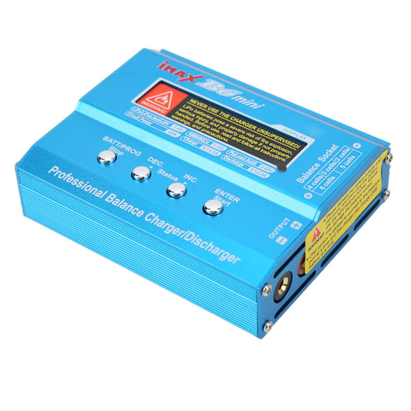 B6 Mini Batteribalansladdare Intelligent Multifunktionsladdare för RC LiPo LiFe Lilon Batteri