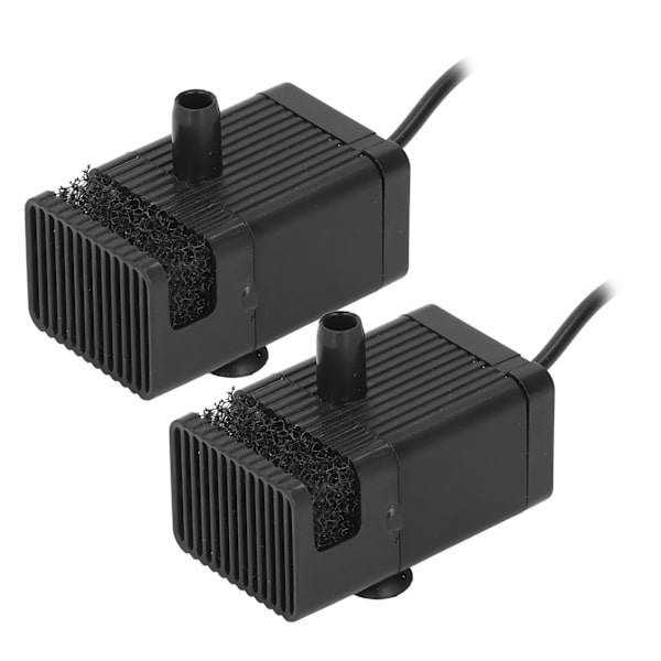 2 kpl Mini-vesipumppu Hiljainen Harjaton DC 5V Suodatin Kierto Pieni Imu Pumppu Akvaarioon