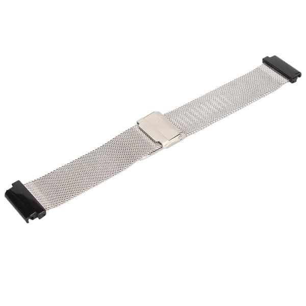 Urrem 22 mm rustfrit stål mesh justerbar erstatningsrem til Amazfit Falcon T‑REX 2 Ultra sølv