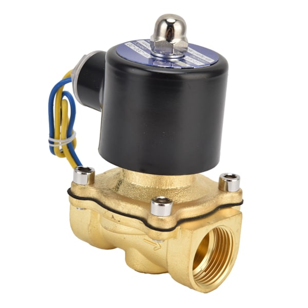 2W‑200‑20 G3/4in magnetventil Messing Normalt lukket elektrisk magnetventil til vand Luft GasAC110V