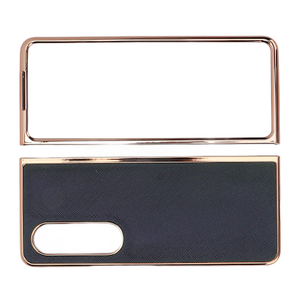 Phone case Nano elektropläterad kohud Cross Grain cover till Samsung Galaxy Z Fold 4 Blue