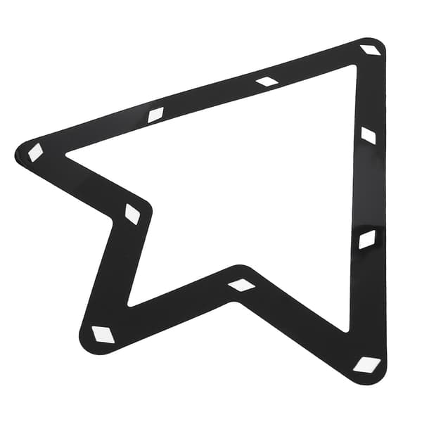 6 stk./sæt 9 & 10 Billard Rack Kugleholder Positionering Billardbord Pool Cue Tilbehør