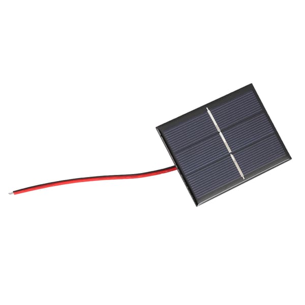 2 stk 0,65W 1,5V Mini Bærbart Solcellepanel DIY Strømmodul Batterilader
