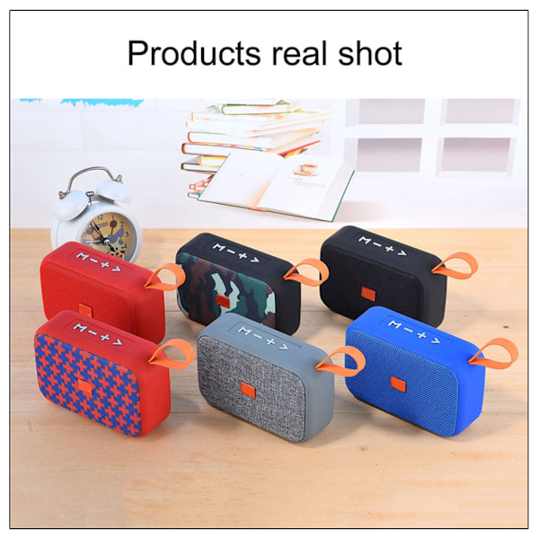 Trådlös Bluetooth-högtalare Mini Column Box Ljudsystem Stöd Minneskort AUX Högtalare Boombox