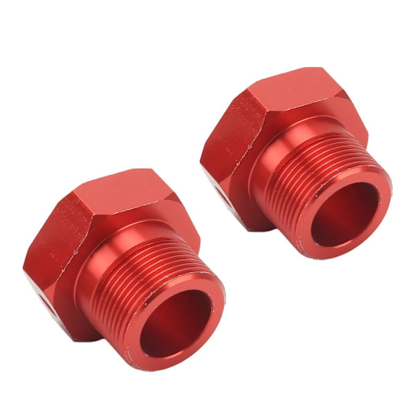 2 kpl RC alumiininen pyörän kuusiokolokeskiö 24mm alumiiniseos vakaa RC 24mm pyörän kuusiokolokeskiö ARRMA 1/5 Outcast Kraton 8s punainen