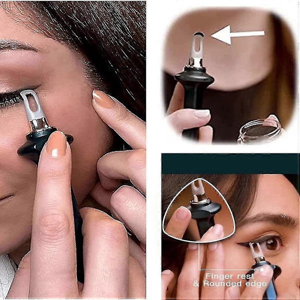 3 stk. Silikon Eyeliner Verktøy, enkel Eyeliner uten hopp, gjenbrukbart Silikon Eyeliner Verktøy Vanntett Langvarig Eyeliner