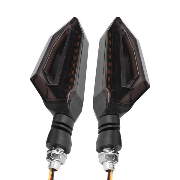2 stk. LED-blinklys for motorsykkel, passer til Honda