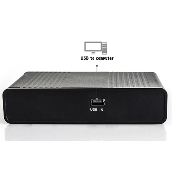Externt ljudkort optisk fiber USB 5.1 HD för stationär bärbar dator Blå