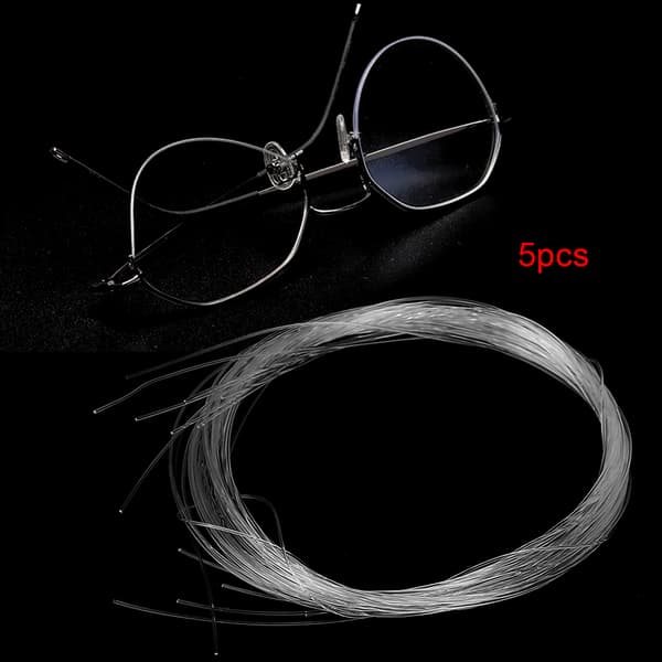 5 stk. Halvramme Briller Linse Indsættelse Interliner Brille Reparations Tilbehør 0,55 mm