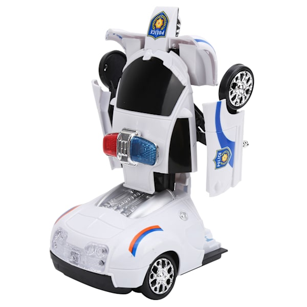 2 i 1 barn elektrisk RC Racing bil transformerande fordon Robot modell leksak med ljus