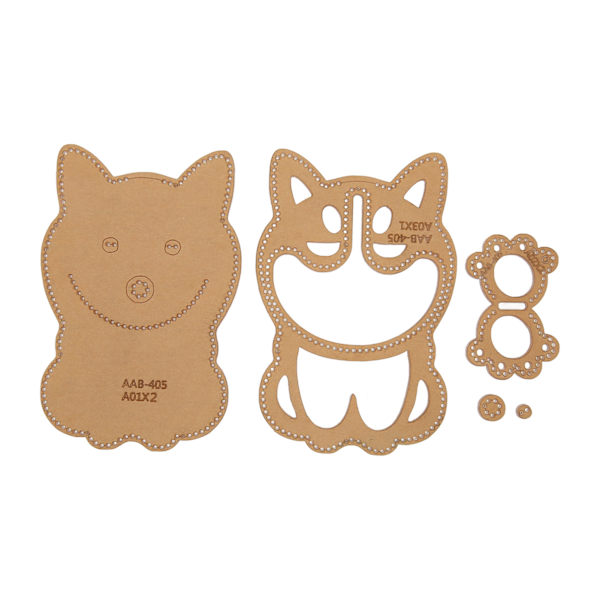 Akryylinen avaimenperän pussi stencil, tarkka sijaintiviiva, kestävä, kevyt, helppokäyttöinen avaimenperän pussi stencil-malli DIY-askarteluun