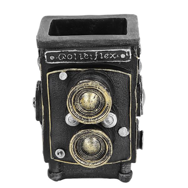 Vintage kamera hållare multifunktionell utsökt hantverk retro vacker praktisk skrivbords penna arrangör dekoration